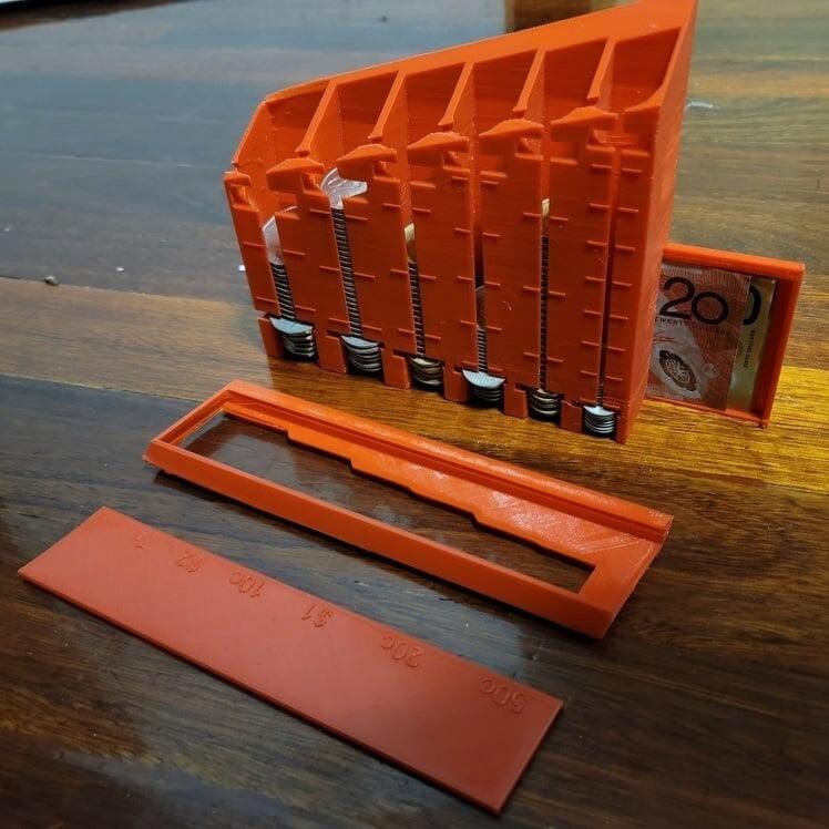 Australian Coin Sorter Piggy Bank AUD Sorting Machine Cash Storage Made in Aus