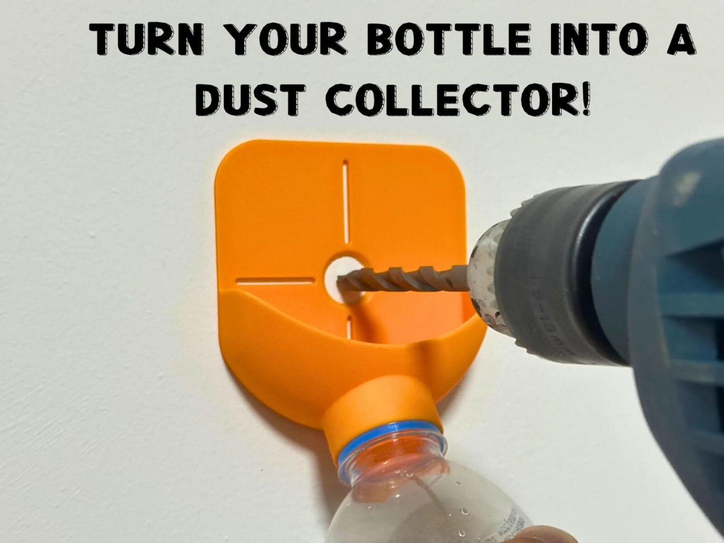 Drill Dust Collector Catcher DIY Wood Working Renovations Trades - Made in Aus