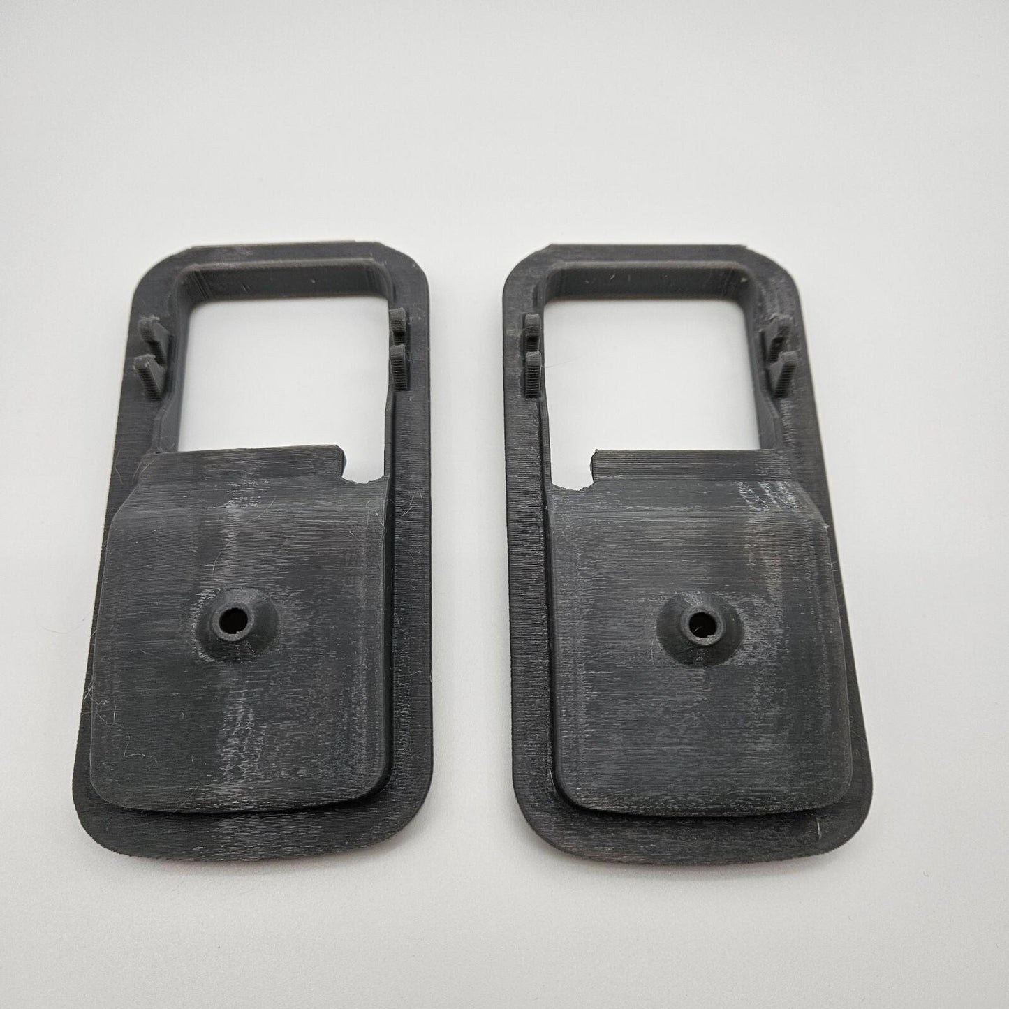 2x Subaru Gen 1 Brumby Ute Door Handle Frame Interior Trim Grey BRAT 1978-81