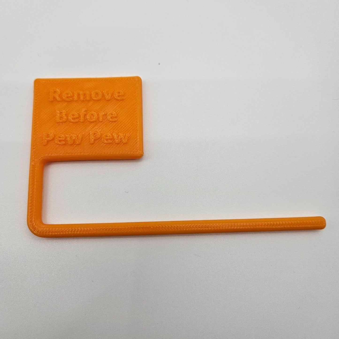 Remove Before Pew Rifle Range Chamber Flag Empty Safety Indicator Universal Fit