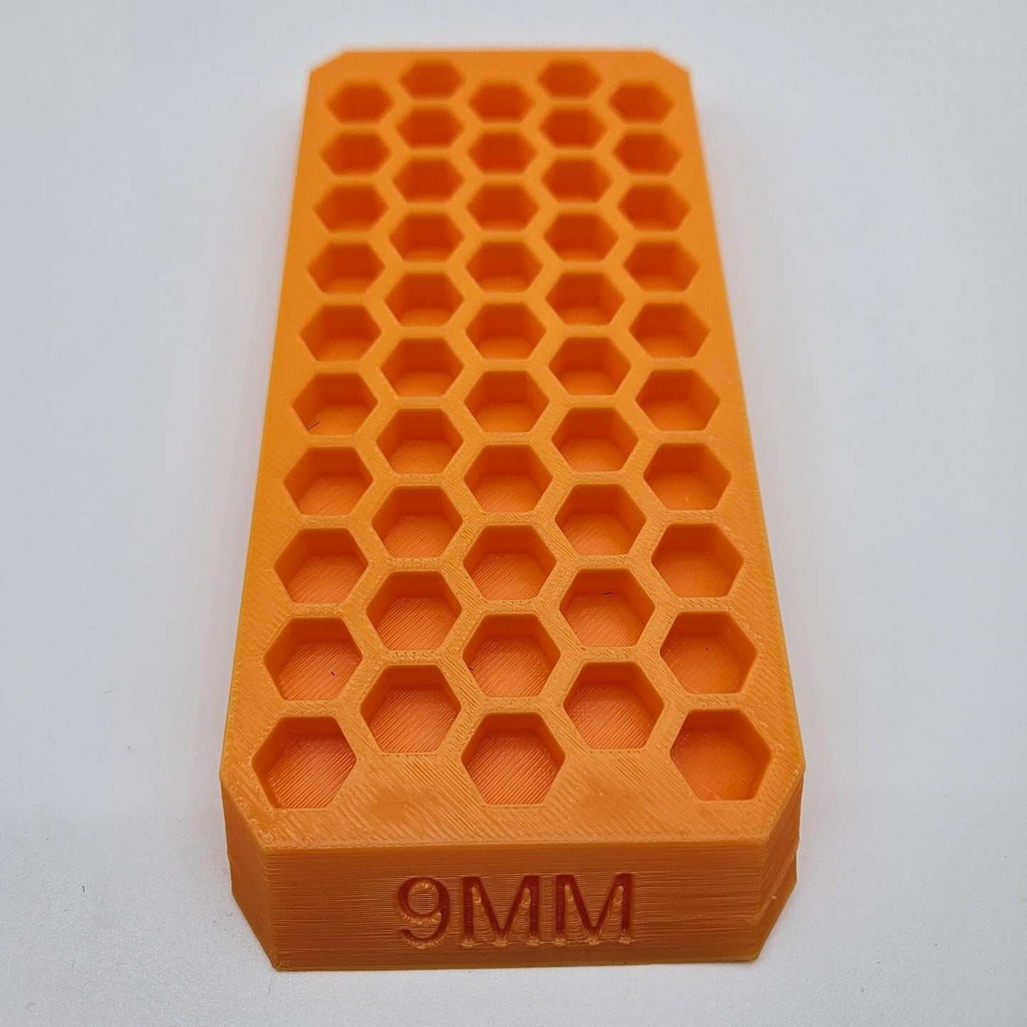 9mm Reloading Block Ammo Stand Ammunition Loading Tray - 50 Round Capacity
