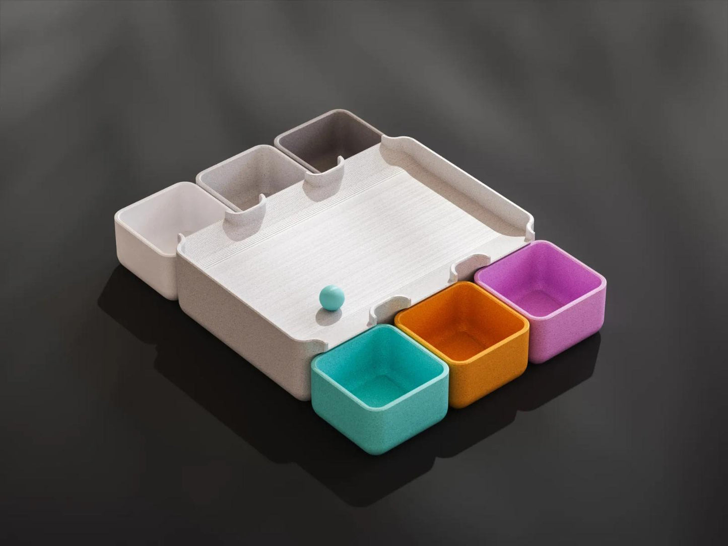 Easy Sorting Tray Bin Desk Drawer Compartment Small Parts Bead Jewelry Screw