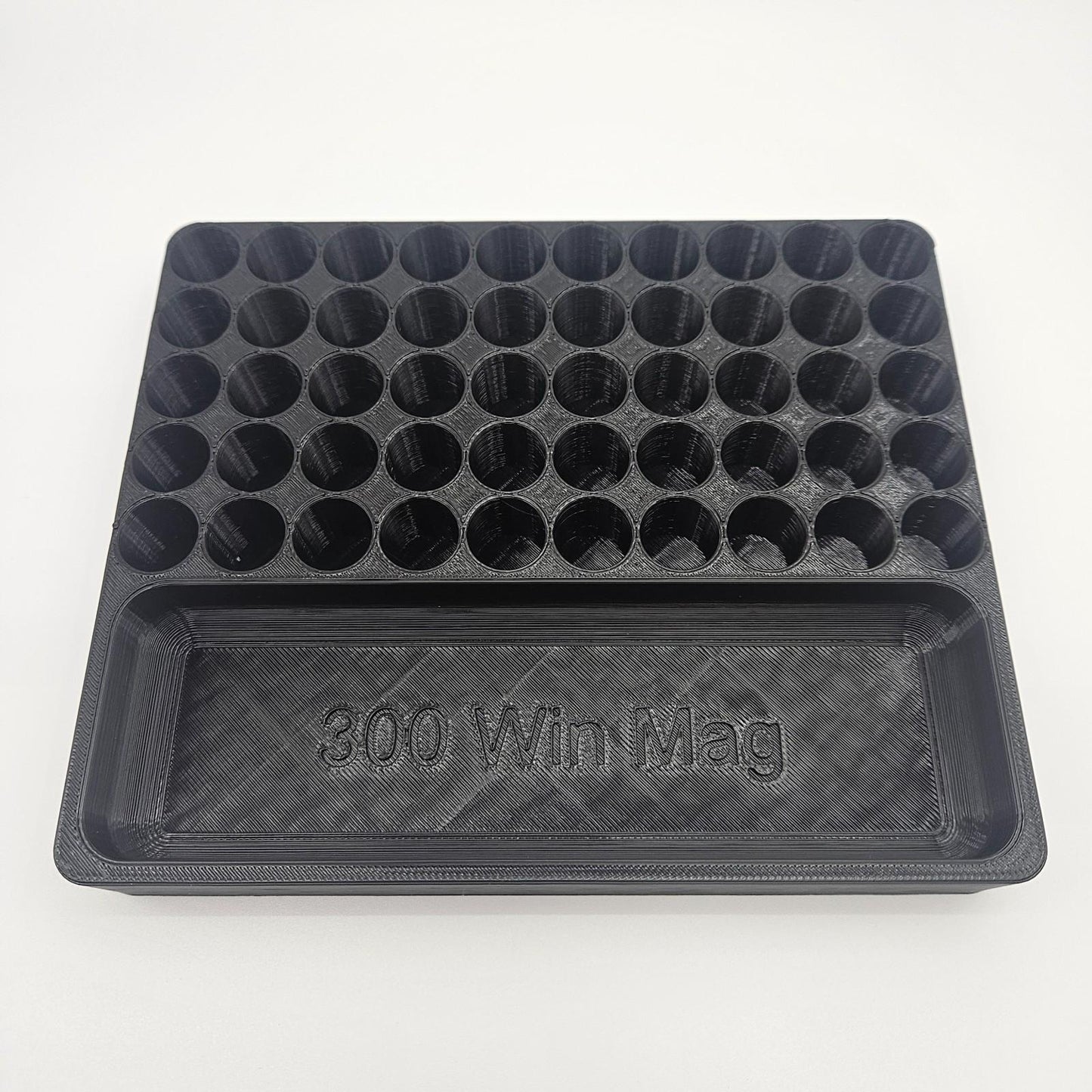 .300 WIN MAG Reloading Block Ammo Stand Ammunition Loading Tray 50 Round