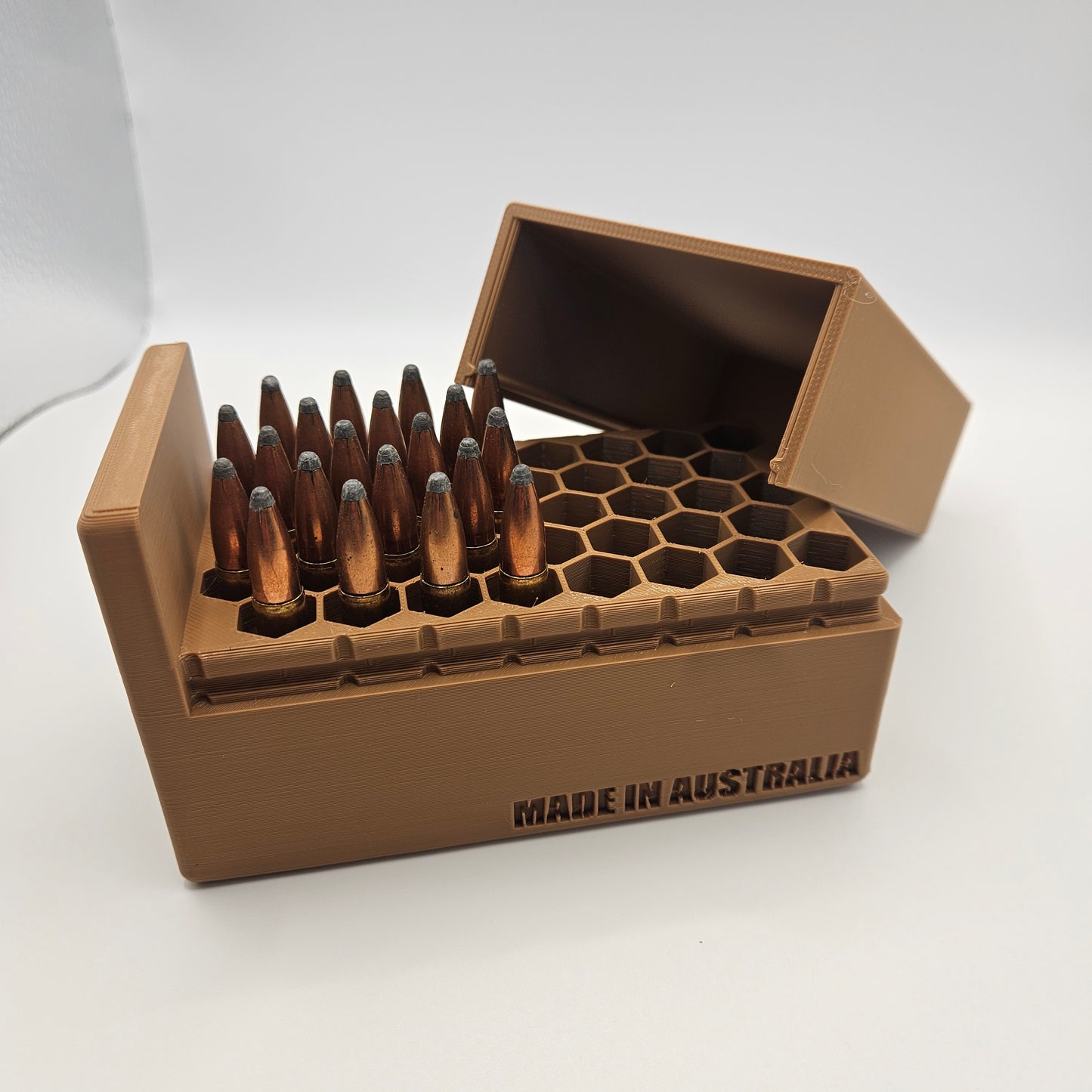 .308 Ammo Box Dispenser Case - 40 Round Rifle Ammunition Storage Loader Range