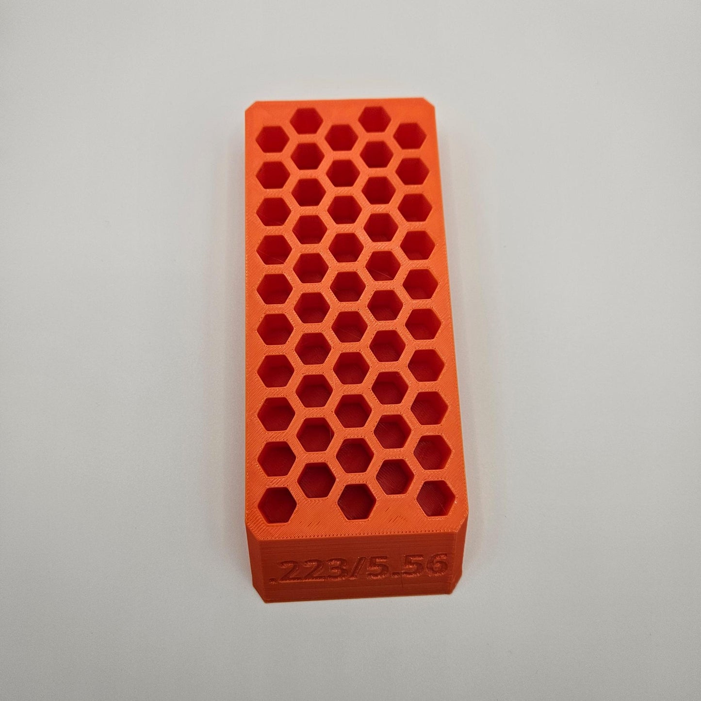 .223 Reloading Block Ammo Stand Ammunition Loading Tray - 50 Round Capacity