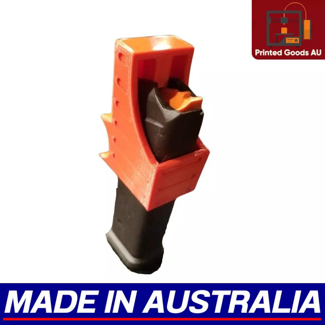 9mm Glock Magazine Pistol Speed Loader Universal Thumb-Saver Tactical Mag