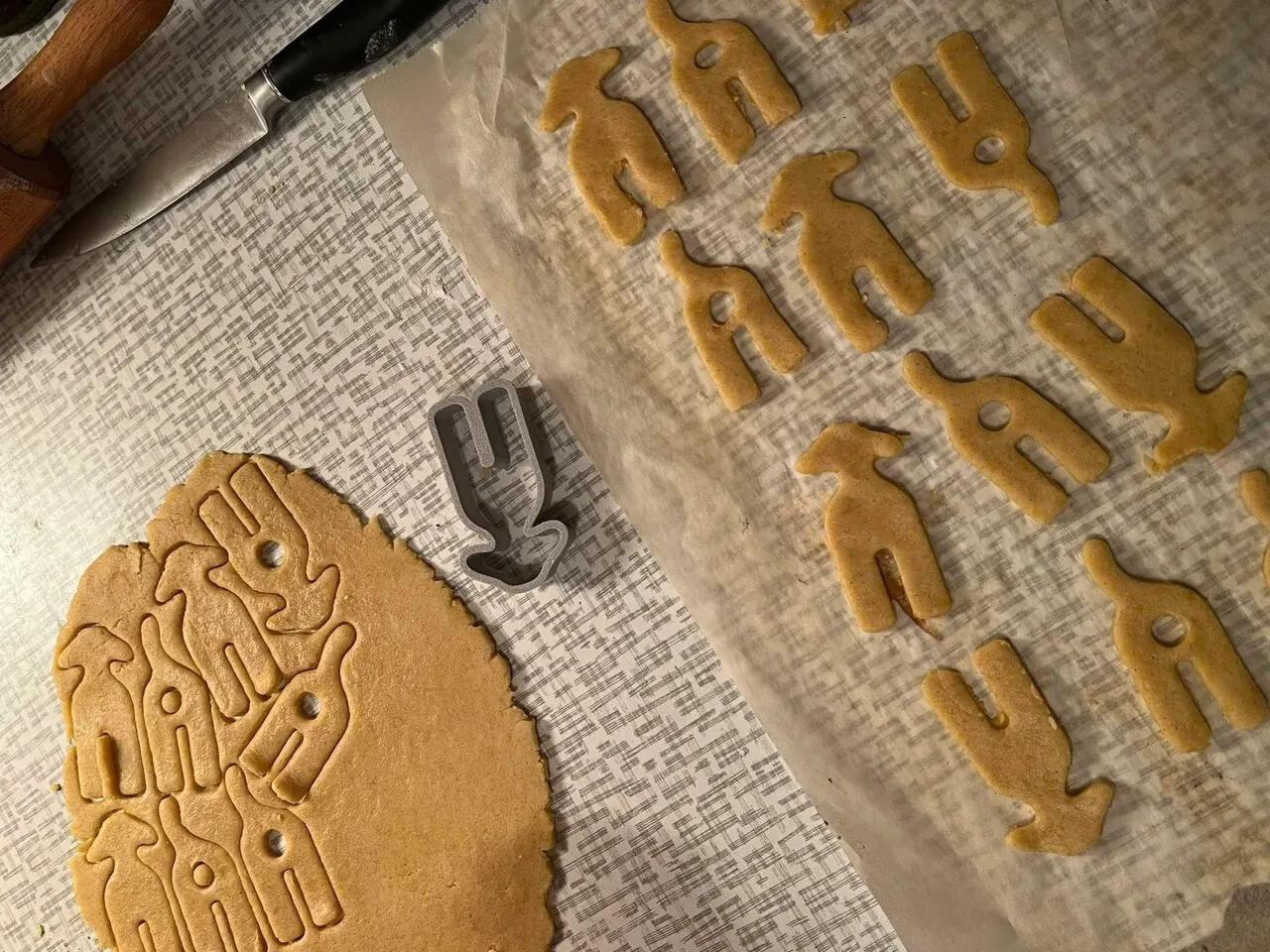 Dog Puppy Butt Cookie Cutter Set Embosser Stamp Biscuit Fondant Cutters Mould