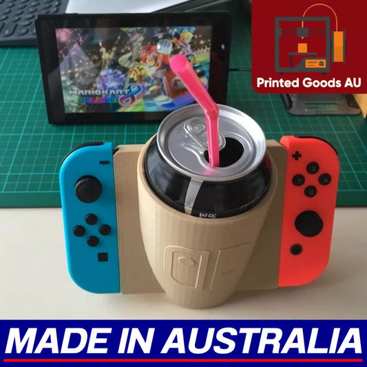 Joy Con Controller Grip Drink Holder Nintendo Switch Game Console - Made in Australia