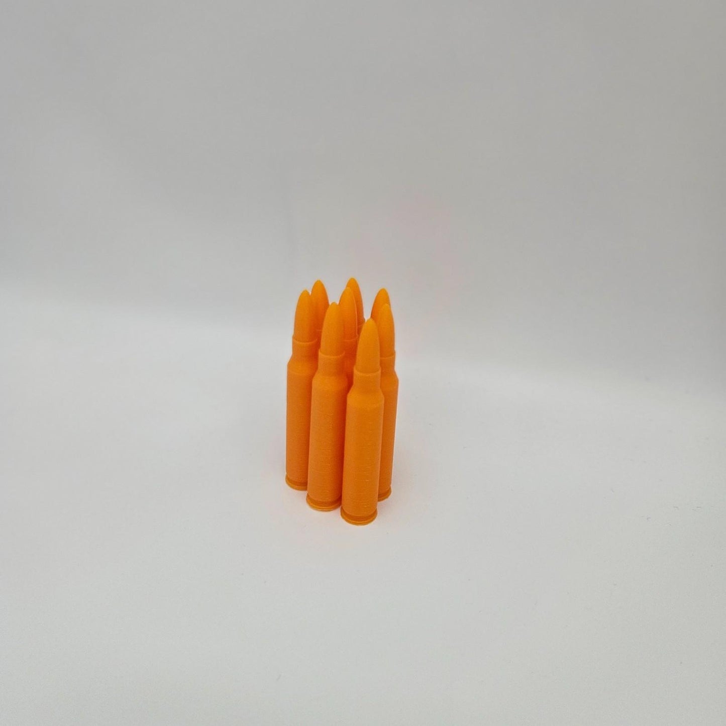 .223 Snap Caps - Dummy Rounds 8x Pack Plastic Training Ammo Centrefire Bullets