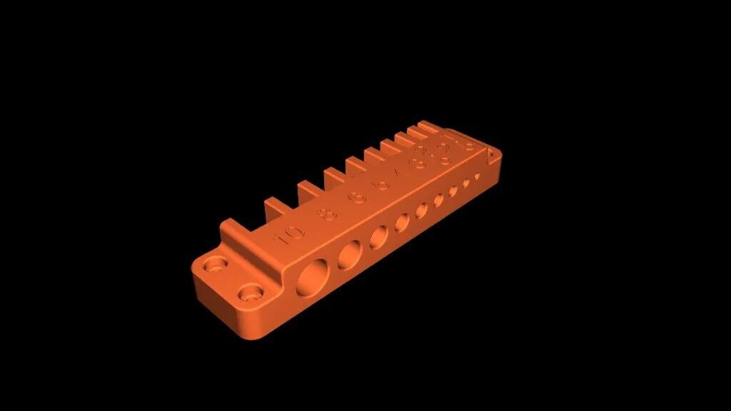 Hex Key Holder - Wall Mounted DIY Garage Workspace Screwdriver Organiser