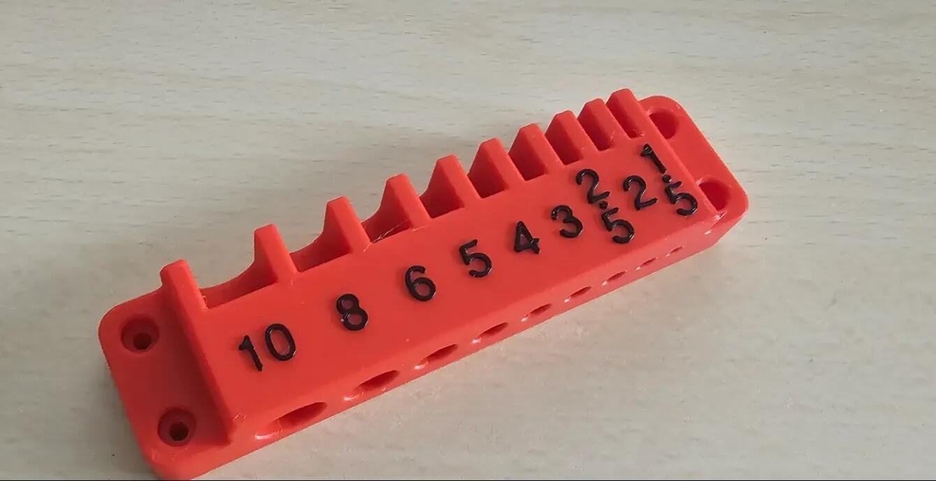 Hex Key Holder - Wall Mounted DIY Garage Workspace Screwdriver Organiser