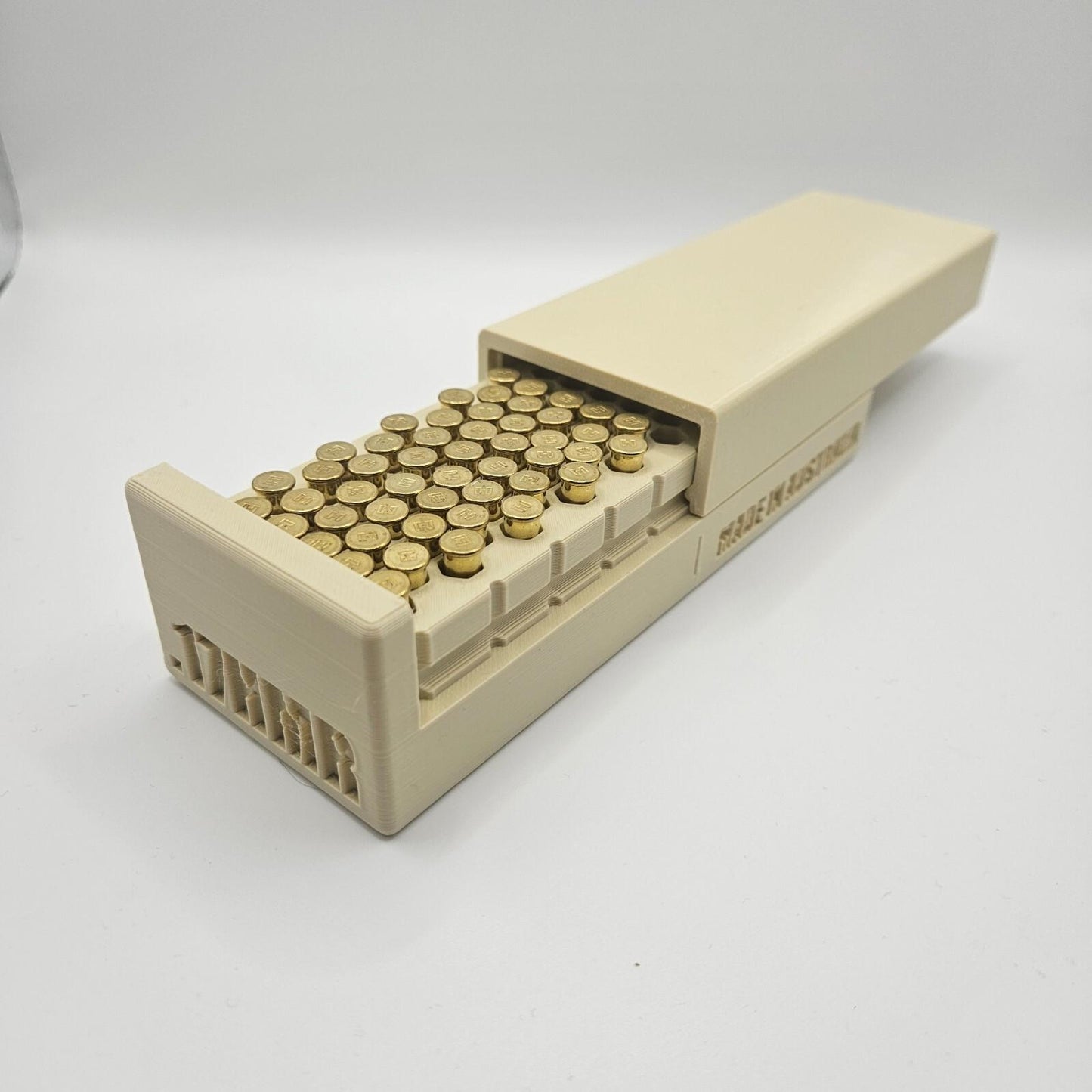 .17HMR Ammo Storage Box Dispenser Case - 100 Round Ammunition Rifle Pistol Range