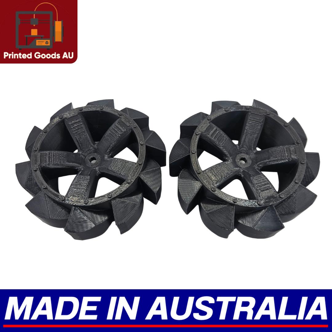 2x Remote Control RC Car Snow / Sand Wheels Tyres 12mm Hex Drift Race Pair