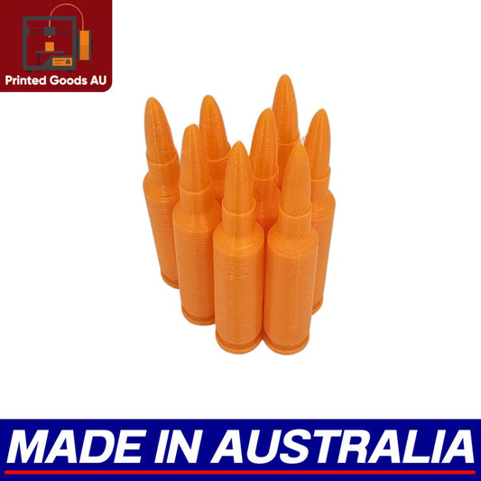 6.5 Creedmoor Snap Caps - Dummy Rounds 8x Pack Plastic Training Ammo Bullets