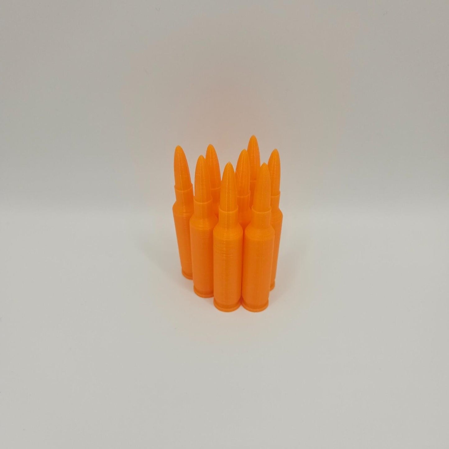 6.5 Creedmoor Snap Caps - Dummy Rounds 8x Pack Plastic Training Ammo Bullets