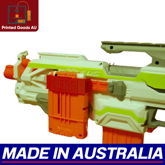 Nerf Clip Magazine Holder Quick Reload Picatinny Sliding Rail- Made in Australia