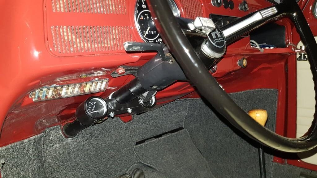 Volkswagen VW Beetle 52mm Manometer Gauge Holder Steering Column Made in Aus