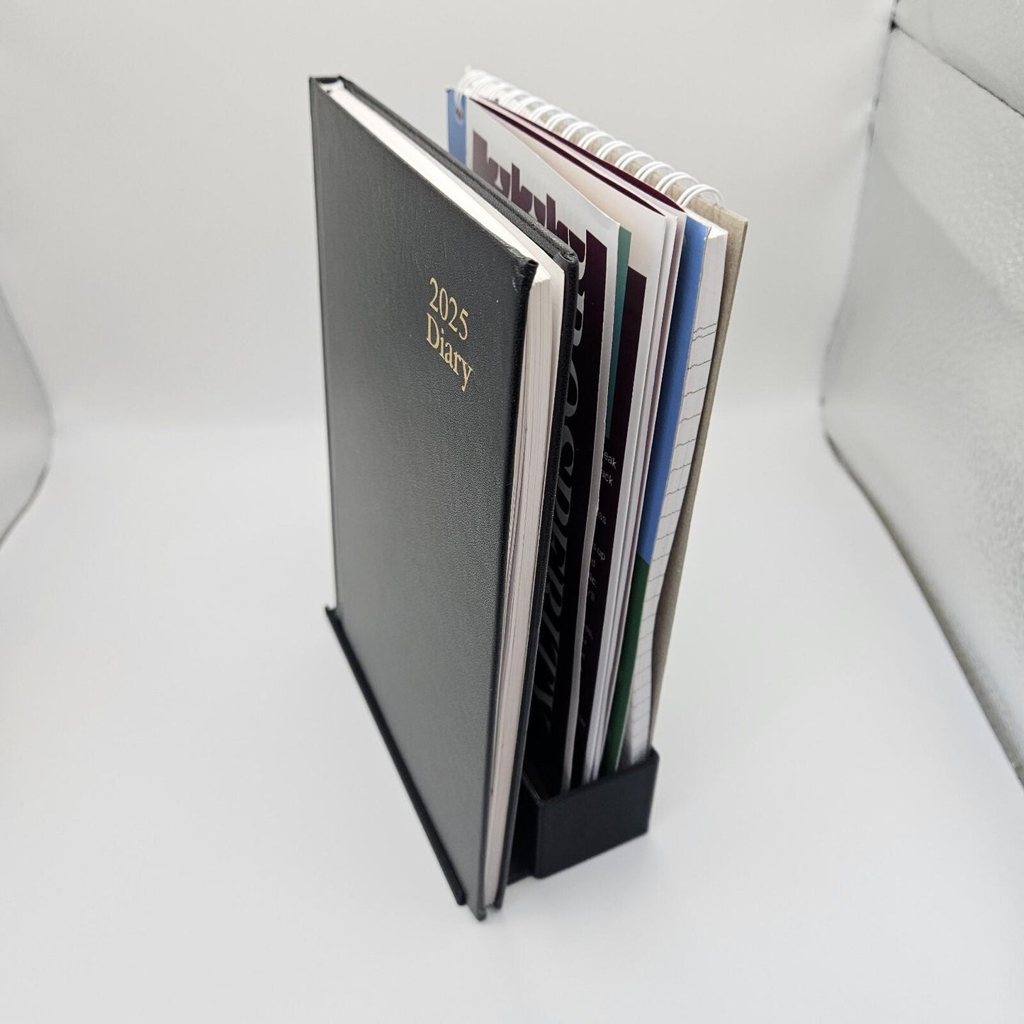 A5 Magazine File Document Holder Organiser Desk Top Storage Stand Mini Office