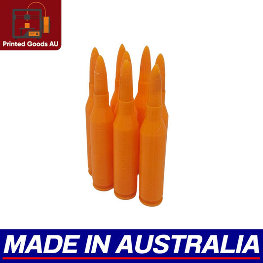 .243 Winchester Snap Caps - Dummy Rounds 8x Pack Plastic Training Ammo Bullets