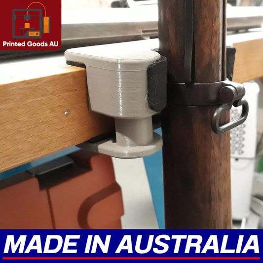 Table Edge Rifle Holder Storage Safe Lean Mount Desk - Tabletops 45mm Thick