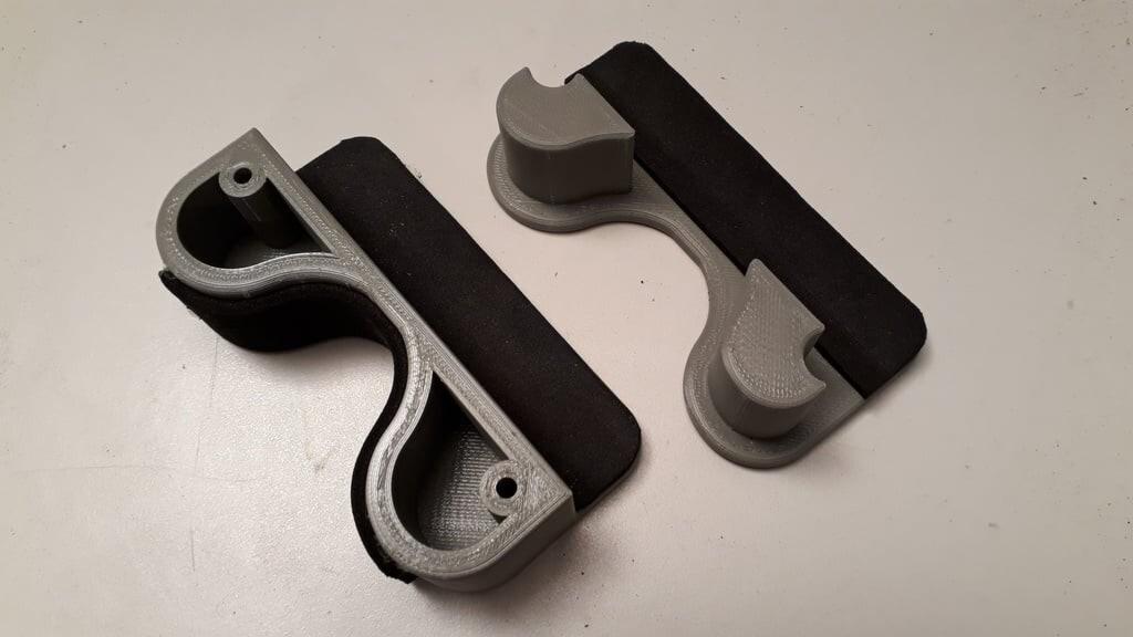 Table Edge Rifle Holder Storage Safe Lean Mount Desk - Tabletops 45mm Thick