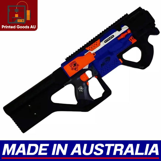 Nerf Stryfe Blaster P90 SMG Modified Kit Parts Only Semi-Auto Gun - Made in Aust