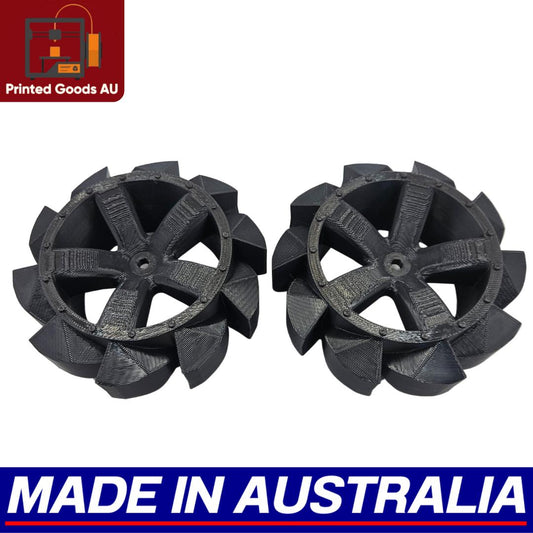 2x Remote Control RC Car Snow / Sand Wheels Tyres 17mm Hex Drift Race Pair