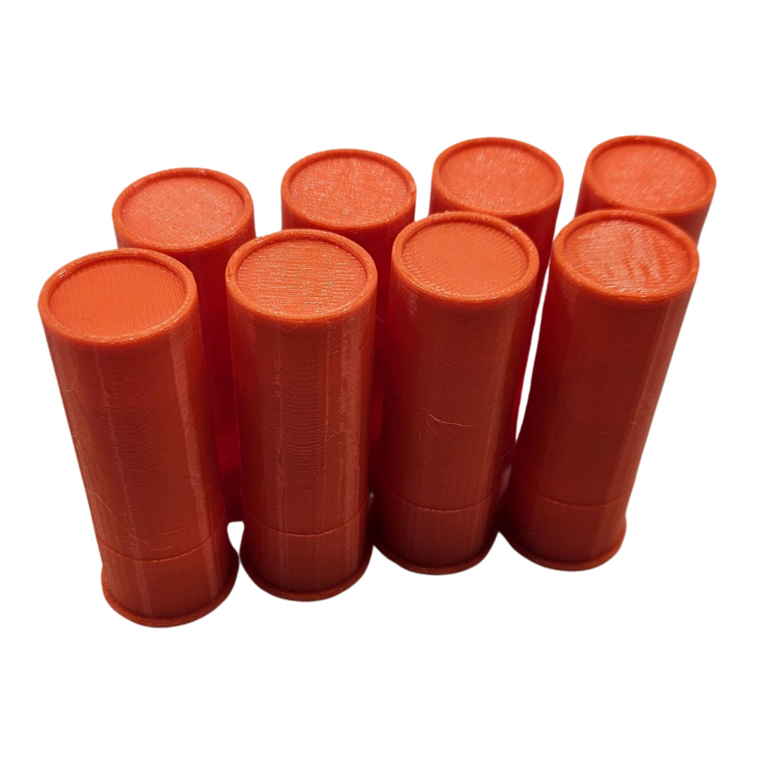 12GA Gauge Snap Caps - Dummy Rounds 8x Pack Plastic Training Ammo - Aus Made