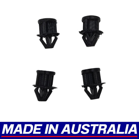 Subaru Brumby Bed Trim Corner Clip Pin 4x Pcs BRAT Ute Tray Chrome Genuine