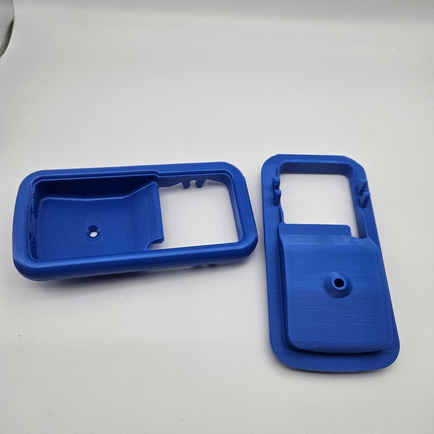 2x Subaru Gen 1 Brumby Ute Door Handle Frame Interior Trim Blue BRAT 1978-81