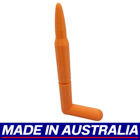 .308 WIN Rifle Range Chamber Flag Empty Safety Indicator Universal Fit Orange