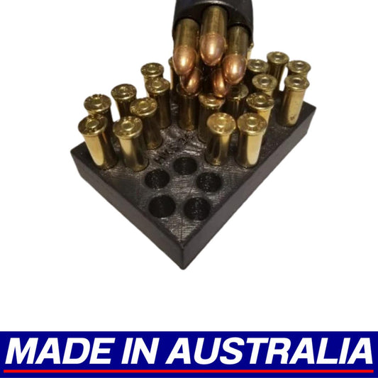 Reloading Block Speed Loader Ammunition Pistol + .357 .38 .40 Other Calibres