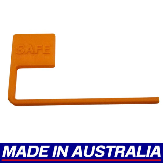 Safe Rifle Range Chamber Flag Empty Safety Indicator Universal Fit Clear Orange