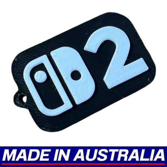 Nintendo Switch 2 Keychain Keyring Accessory Video Game Gaming Console 2025