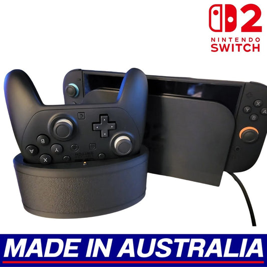 Nintendo Switch 2 Pro Controller Holder Stand Charging Mount Dock Display Case