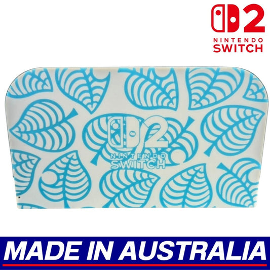 Nintendo Switch 2 Faceplate Animal Crossing Leaf Dock Cradle Decal Console New