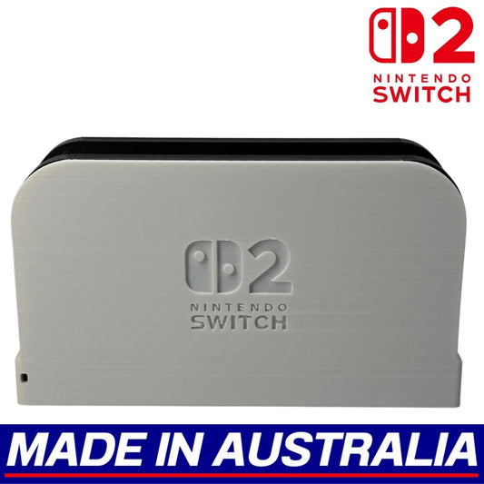 Nintendo Switch 2 Console Minimalist Faceplate Charging Cradle Decal Snap-On