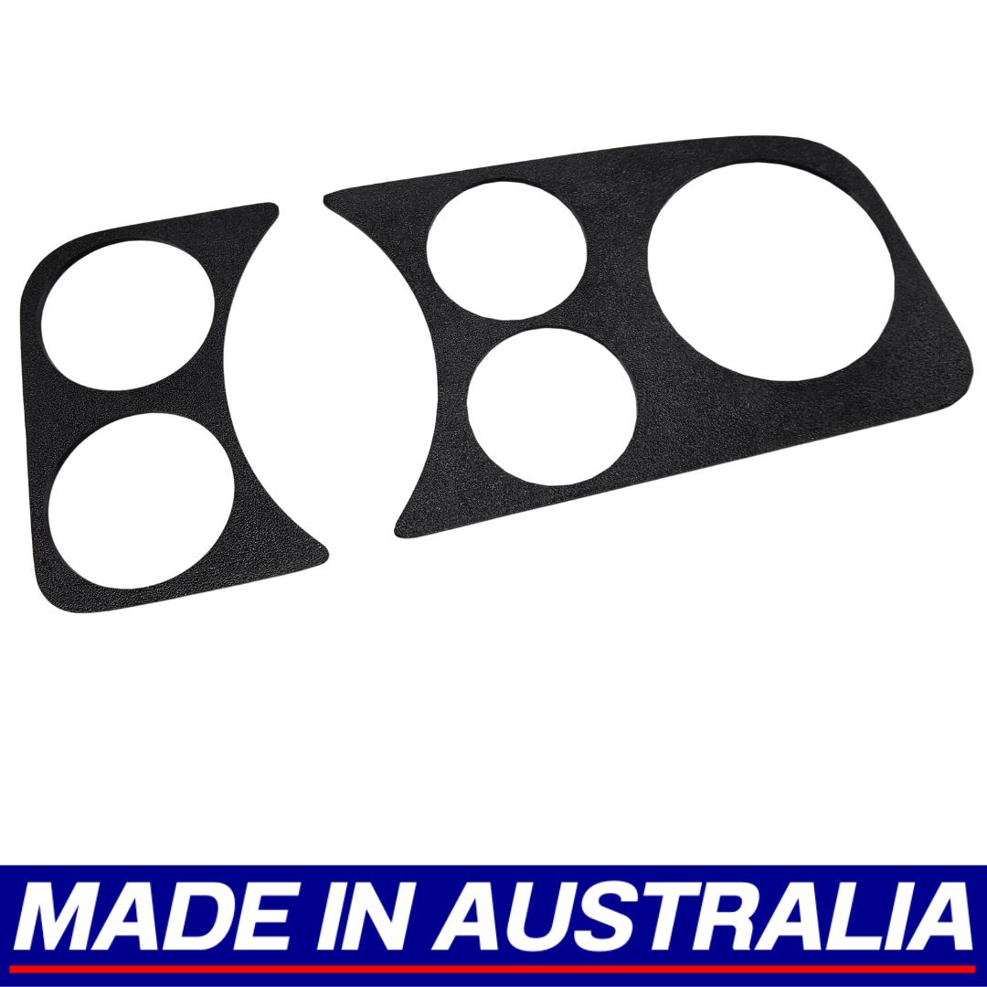 Volkswagen VW Beetle Dashboard Trim Cover Panel Black 52mm + 80mm Gauge RHD