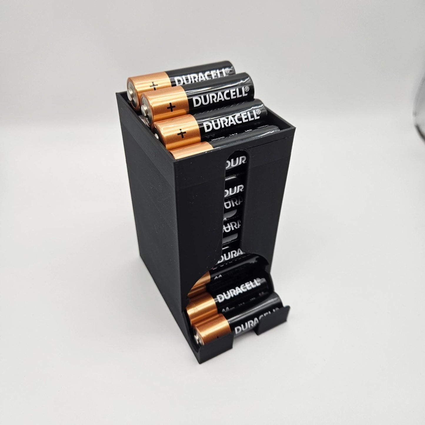 AA Battery Dispenser 30 Batteries Desktop Holder Organiser Storage Box Case