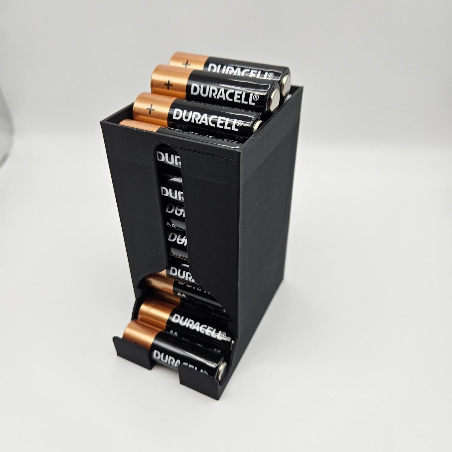 AA Battery Dispenser 30 Batteries Desktop Holder Organiser Storage Box Case