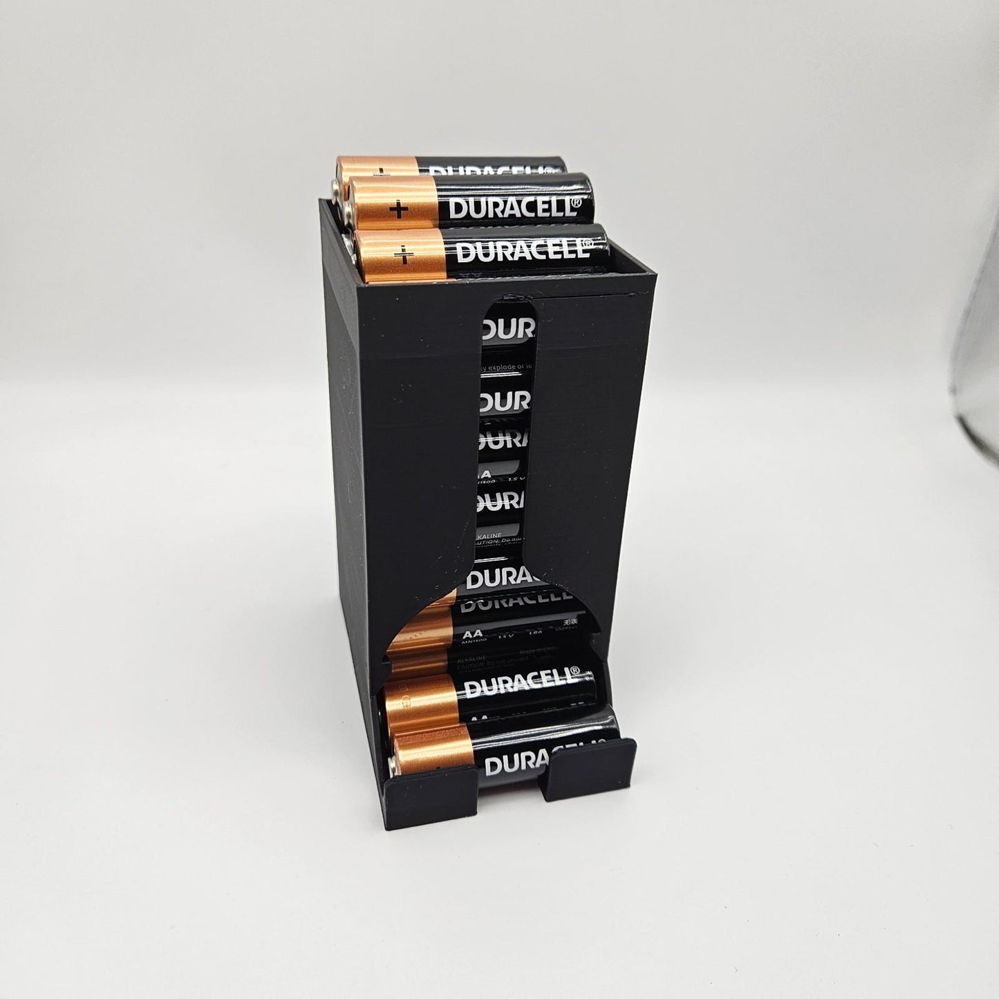 AA Battery Dispenser 30 Batteries Desktop Holder Organiser Storage Box Case