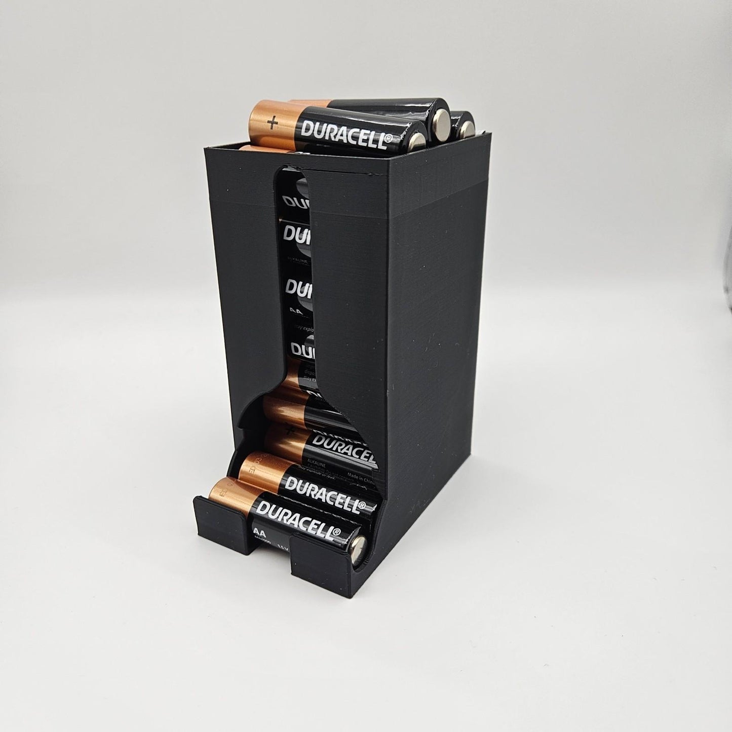 AA Battery Dispenser 30 Batteries Desktop Holder Organiser Storage Box Case