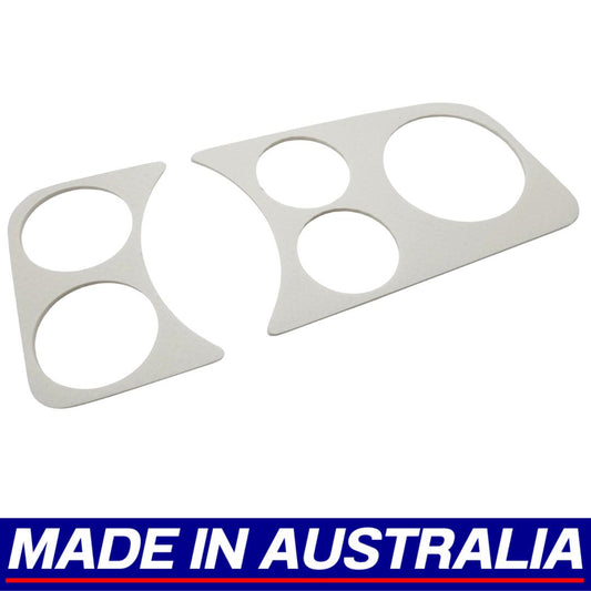 Volkswagen VW Beetle Dashboard Trim Cover Panel White 52mm + 80mm Gauge RHD