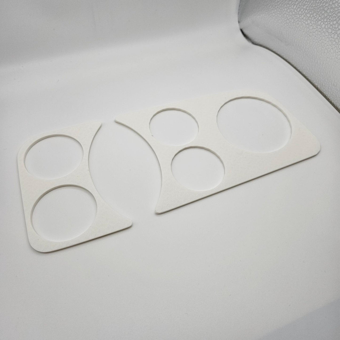 Volkswagen VW Beetle Dashboard Trim Cover Panel White 52mm + 80mm Gauge RHD