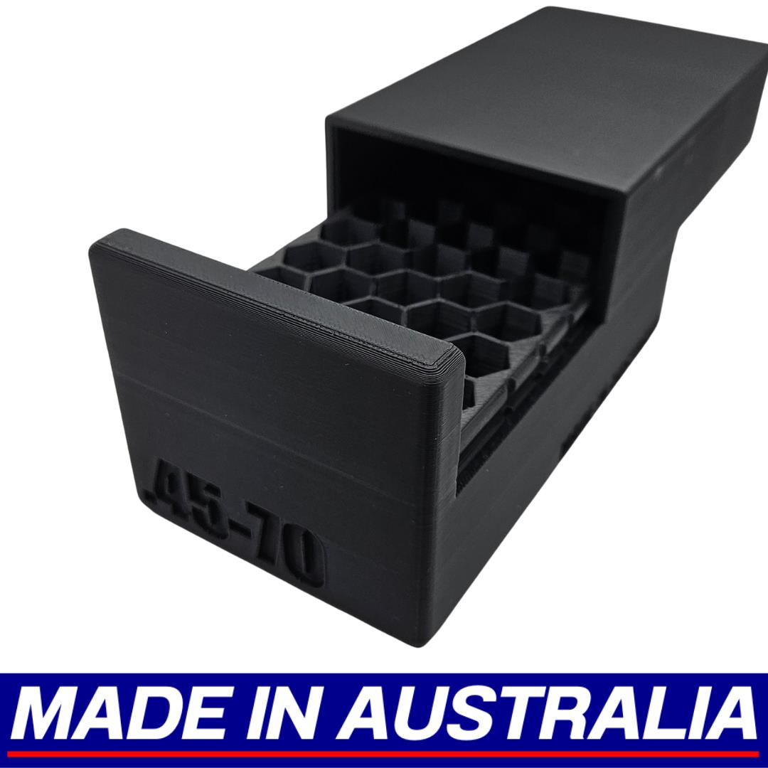 .45-70 Govt Ammo Box Dispenser Case 40 Round Rifle Ammunition Storage Loader