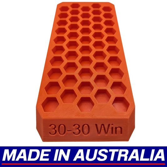 .30-30 Win Reloading Block Ammo Stand Ammunition Loading Tray 50 Round Capacity