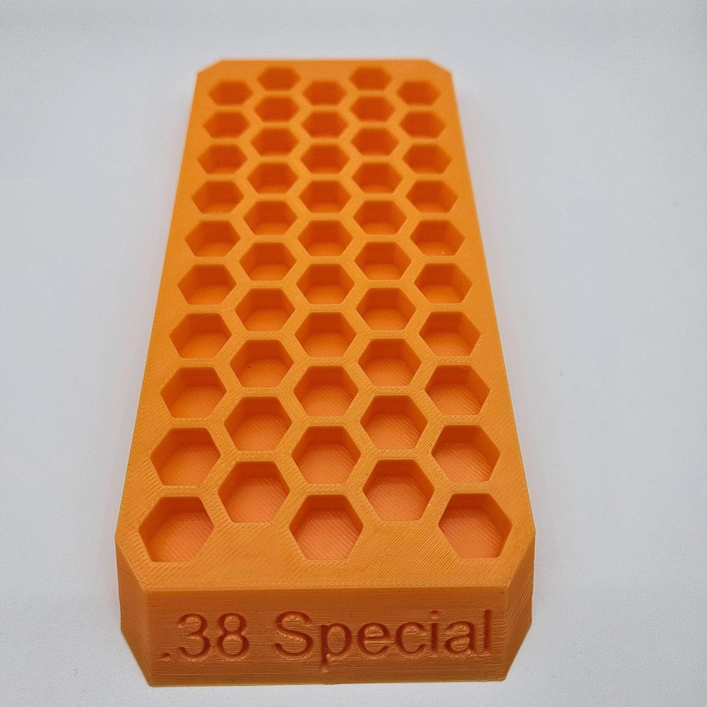 .38 Special Reloading Block Ammo Stand Ammunition Loading Tray 50 Round Capacity