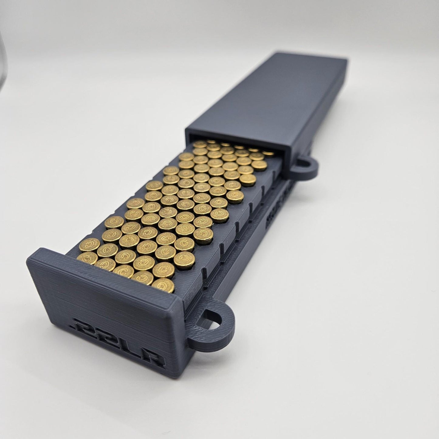 .22lr Lockable Ammo Box Ammunition Dispenser Lock Case 100 Round Rifle / Pistol