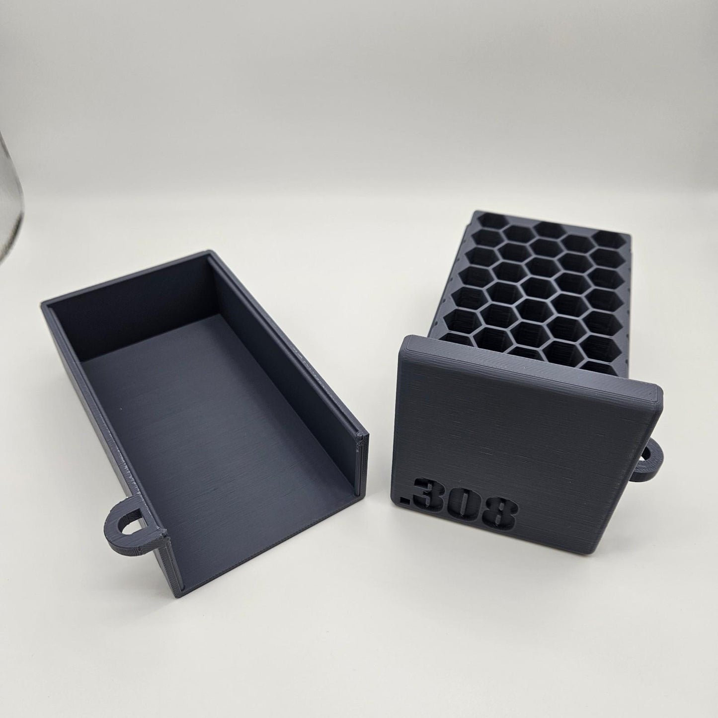 .308 Lockable Ammo Box Ammunition Dispenser Lock Case 40 Round Rifle Storage