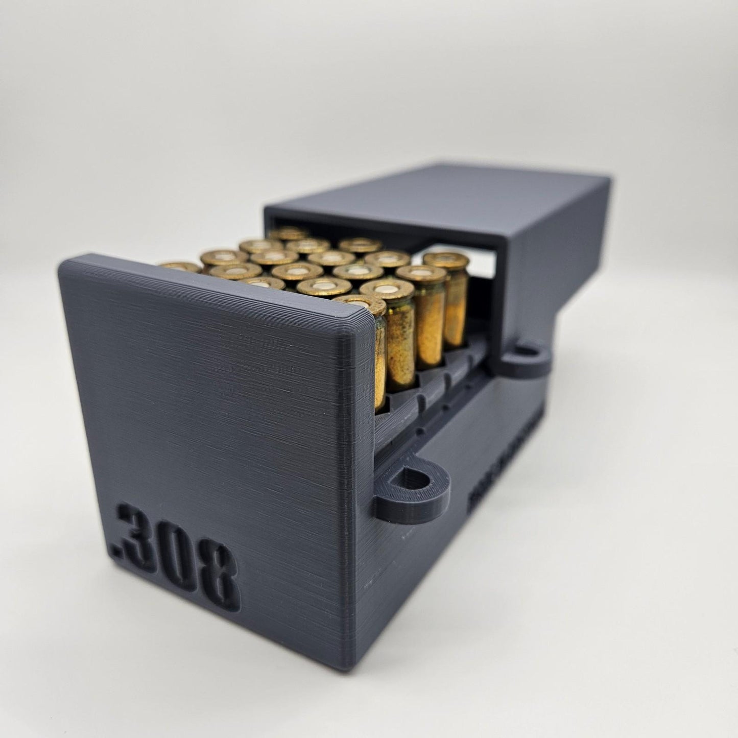 .308 Lockable Ammo Box Ammunition Dispenser Lock Case 40 Round Rifle Storage